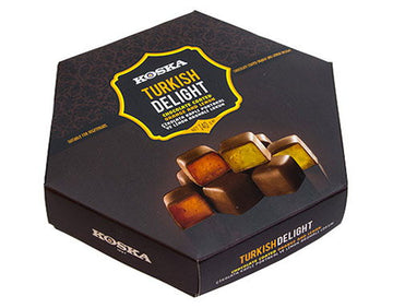Koska, Chocolate Coated Turkish Delight with Orange & Lemon Flavoured, 140g